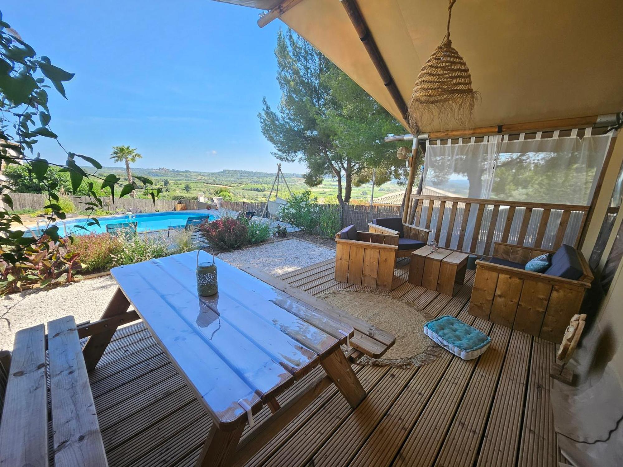 Domaine Du Chene Hotel Campagnan ภายนอก รูปภาพ