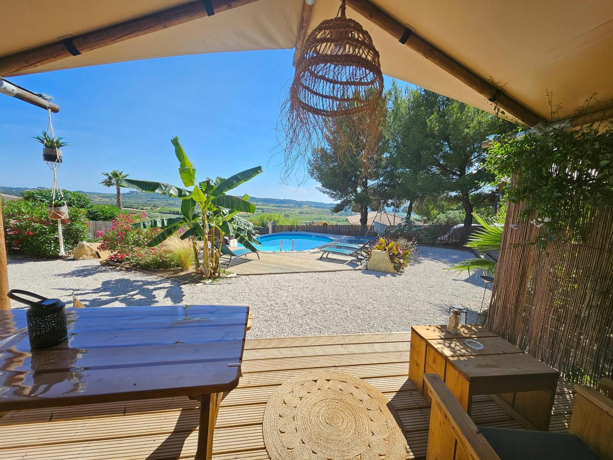 Domaine Du Chene Hotel Campagnan ภายนอก รูปภาพ